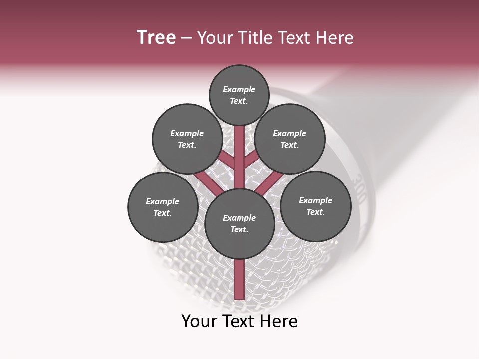 Verst Metallisch Nachricht PowerPoint Template