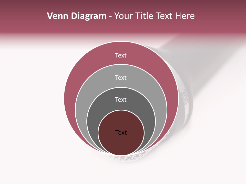 Verst Metallisch Nachricht PowerPoint Template