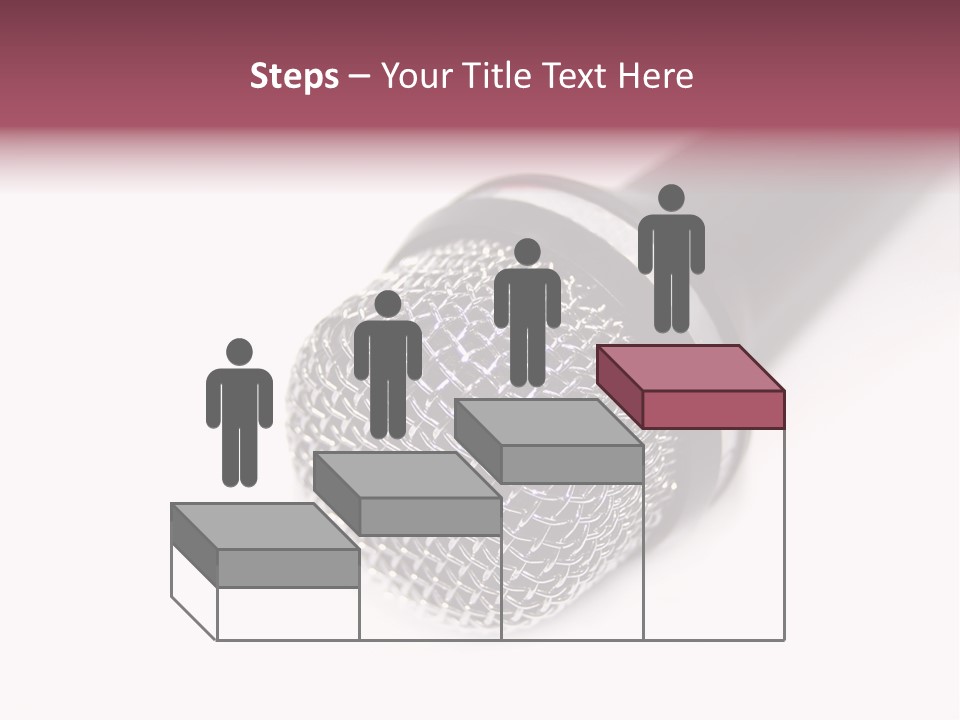 Verst Metallisch Nachricht PowerPoint Template