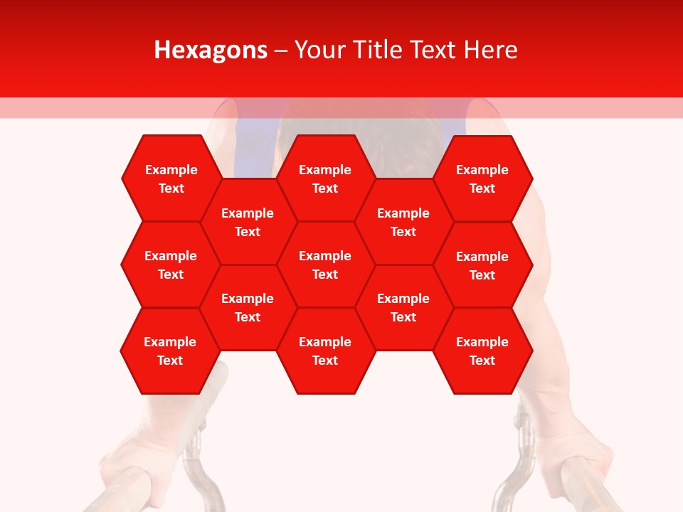 Vertical Person Gymnast PowerPoint Template