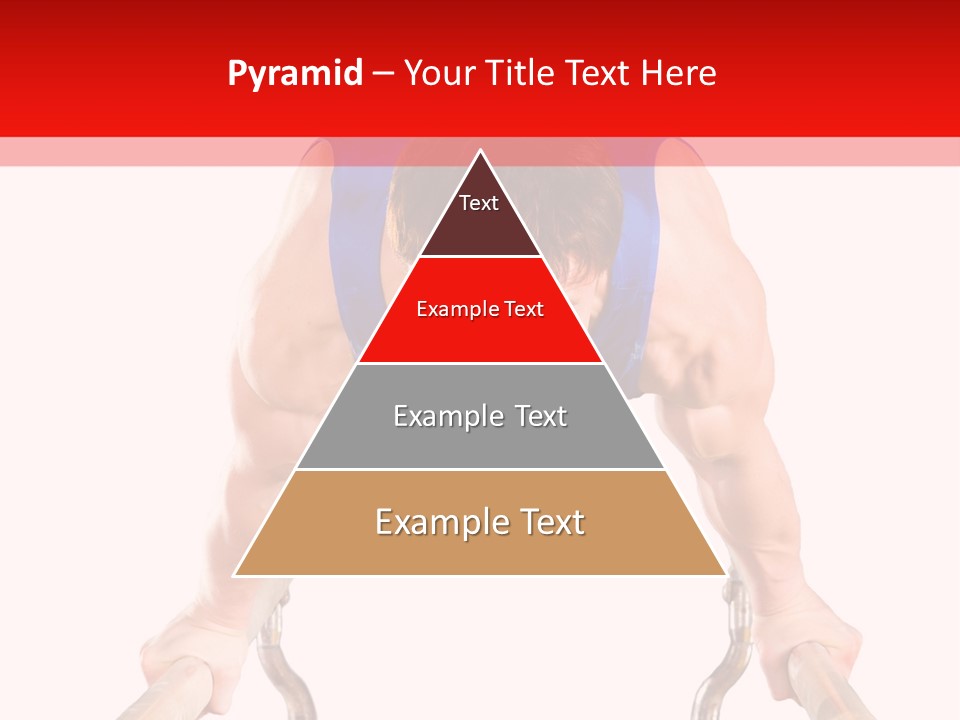 Vertical Person Gymnast PowerPoint Template