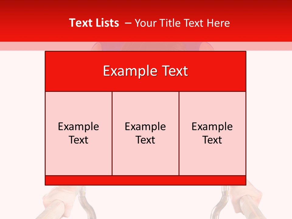 Vertical Person Gymnast PowerPoint Template
