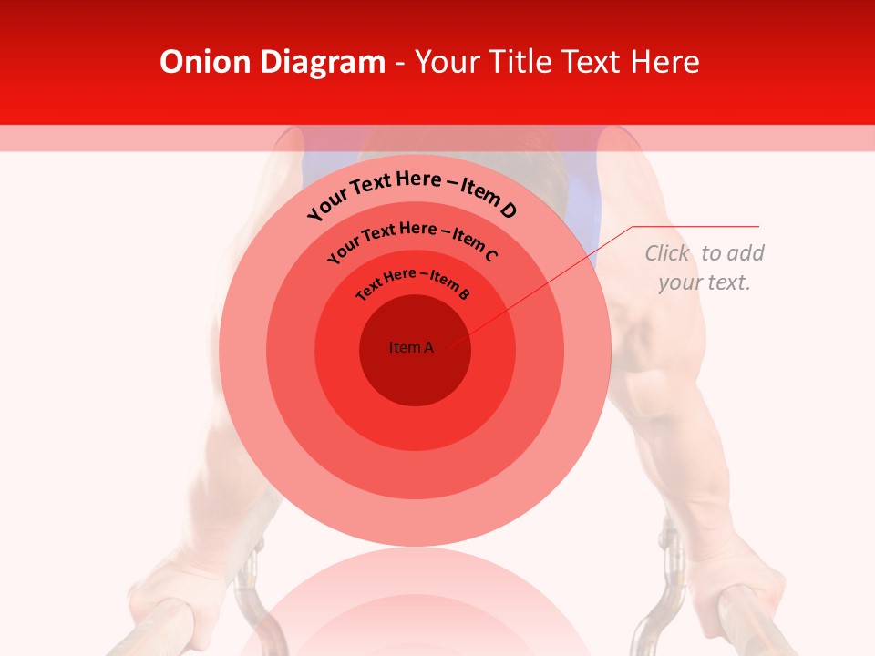 Vertical Person Gymnast PowerPoint Template