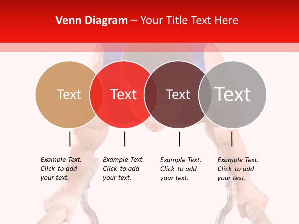 Vertical Person Gymnast PowerPoint Template