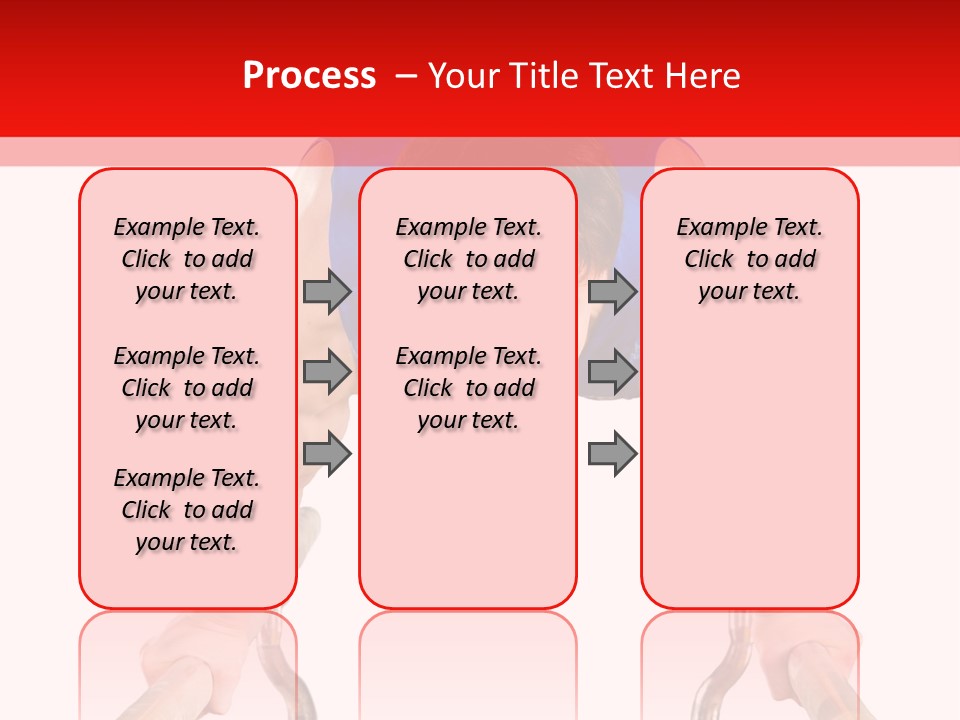 Vertical Person Gymnast PowerPoint Template