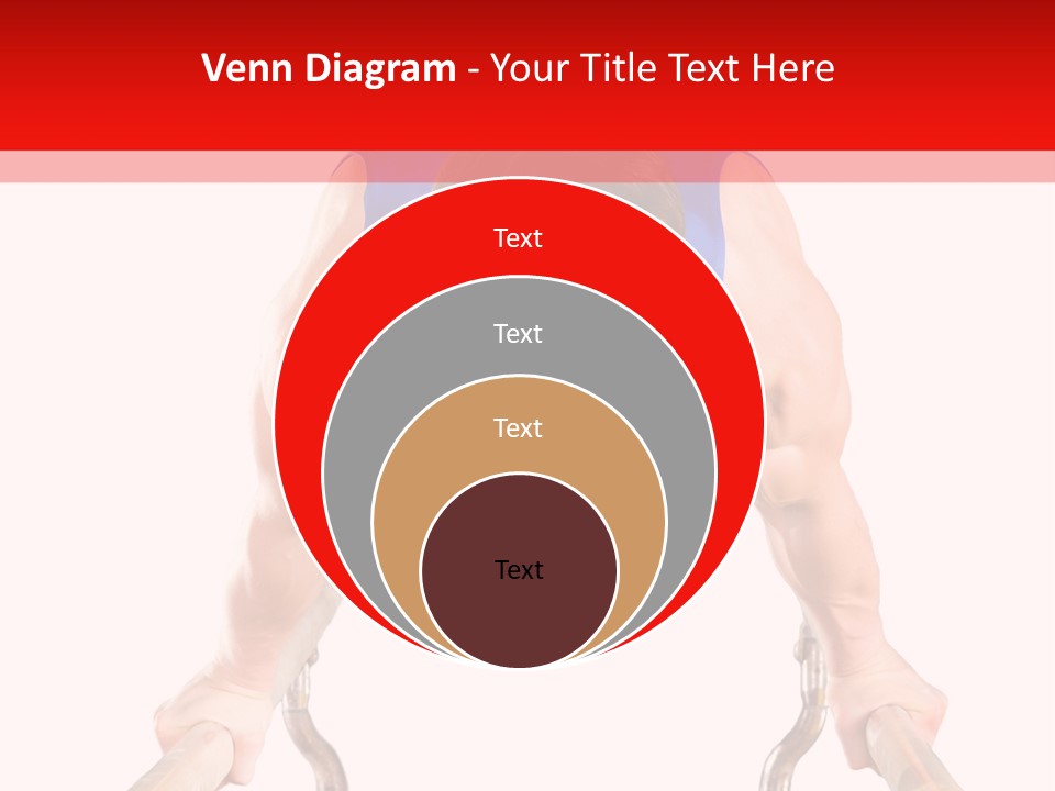 Vertical Person Gymnast PowerPoint Template