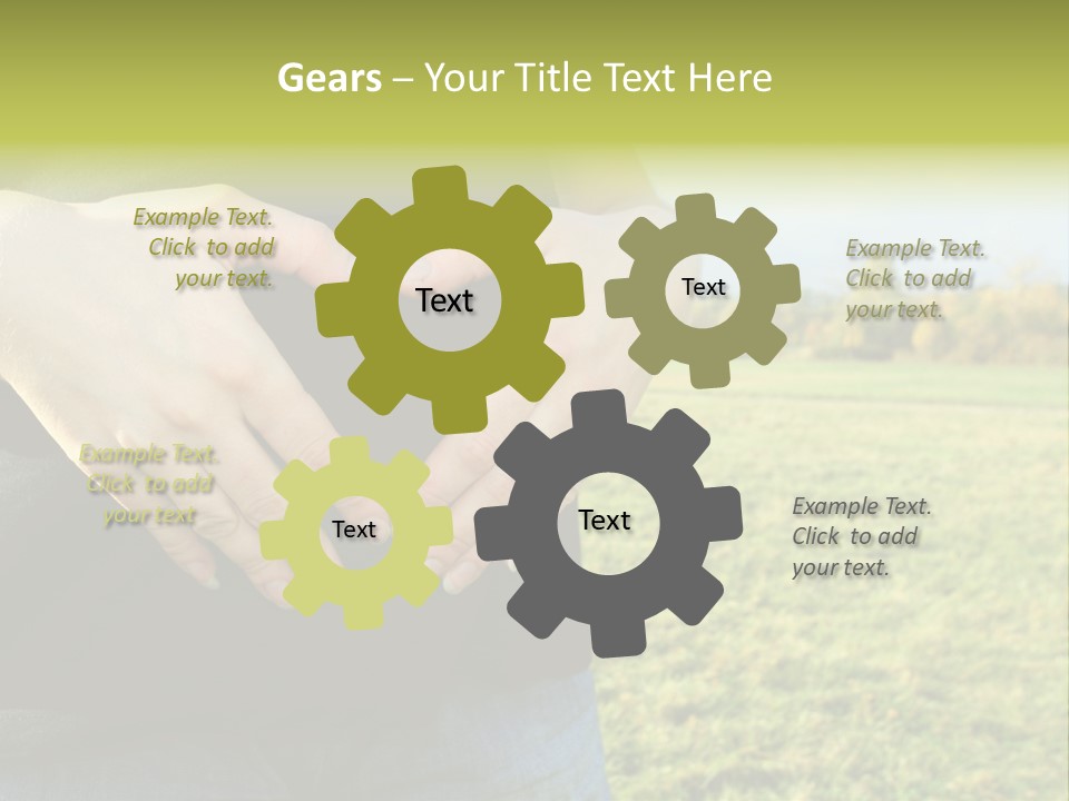 Background Portrait Clothing PowerPoint Template