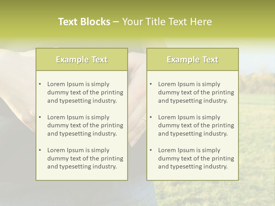 Background Portrait Clothing PowerPoint Template
