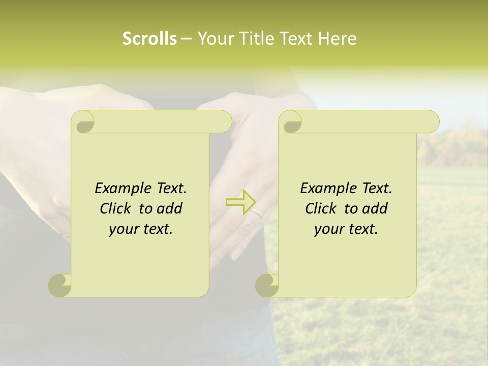 Background Portrait Clothing PowerPoint Template