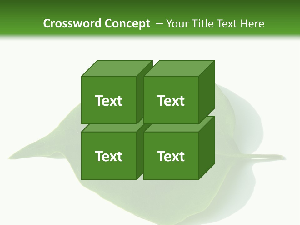 Feuilles Nature Feuille PowerPoint Template