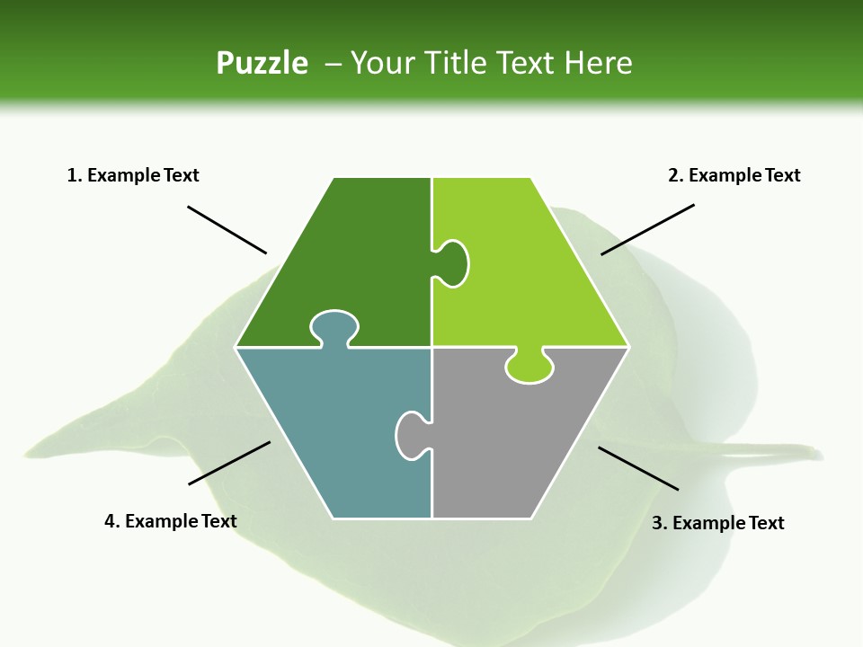 Feuilles Nature Feuille PowerPoint Template