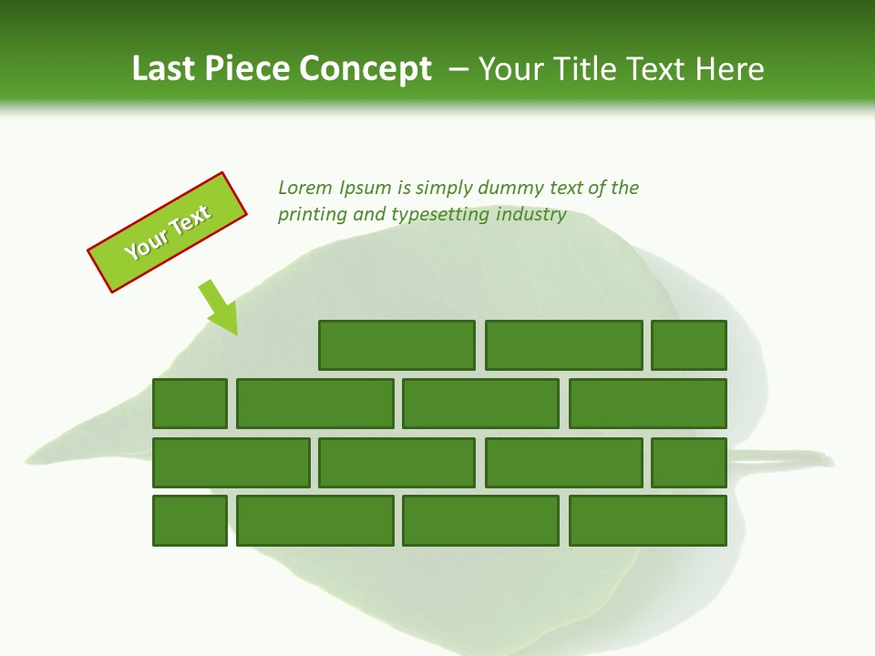 Feuilles Nature Feuille PowerPoint Template