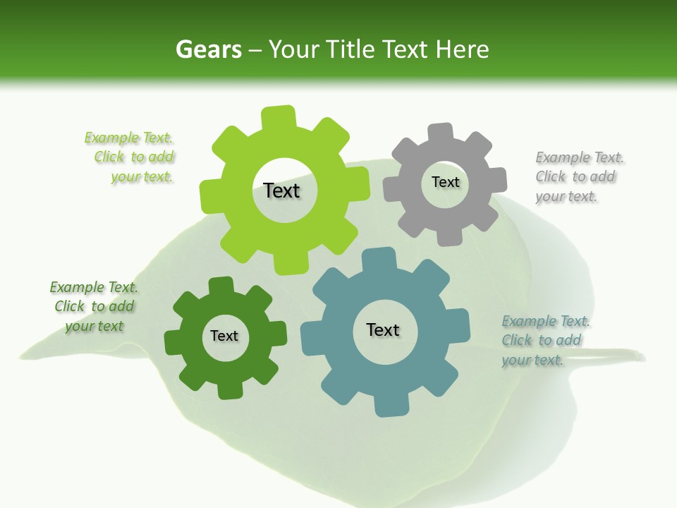 Feuilles Nature Feuille PowerPoint Template