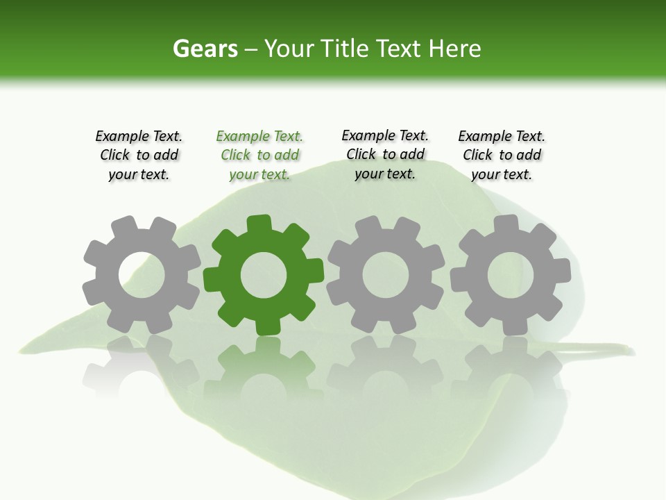 Feuilles Nature Feuille PowerPoint Template