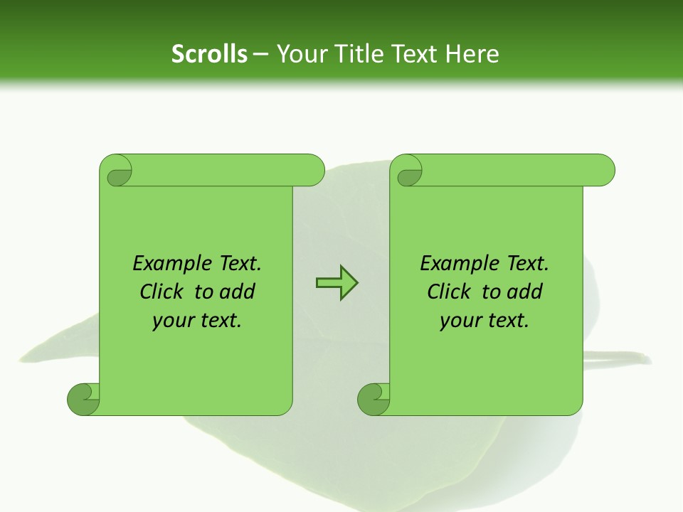 Feuilles Nature Feuille PowerPoint Template