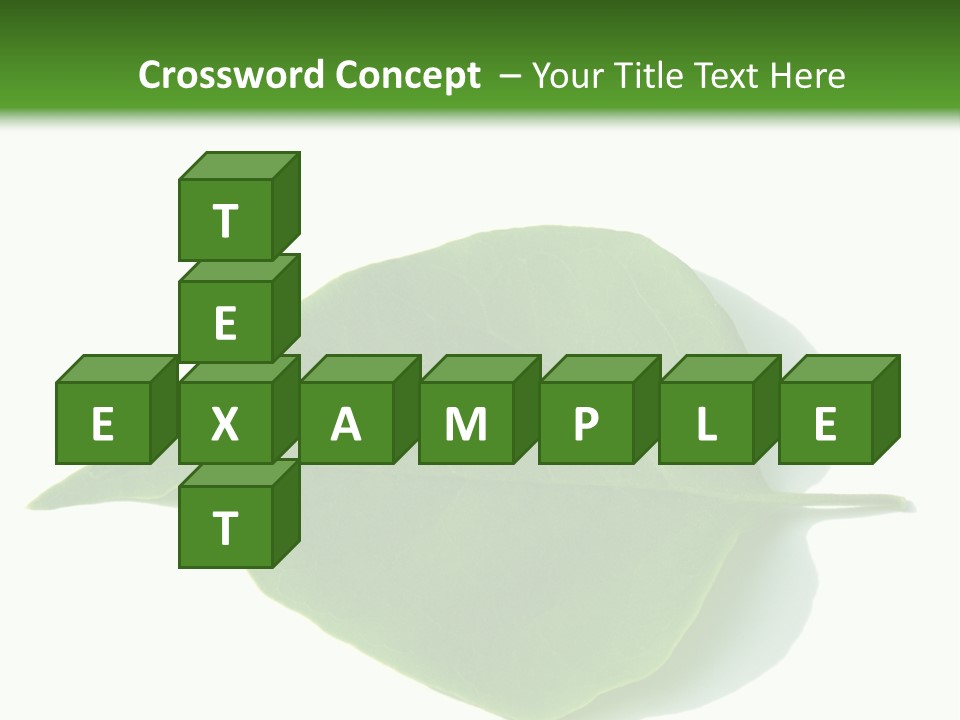 Feuilles Nature Feuille PowerPoint Template