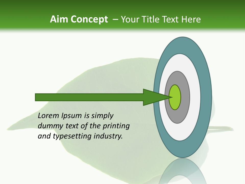 Feuilles Nature Feuille PowerPoint Template