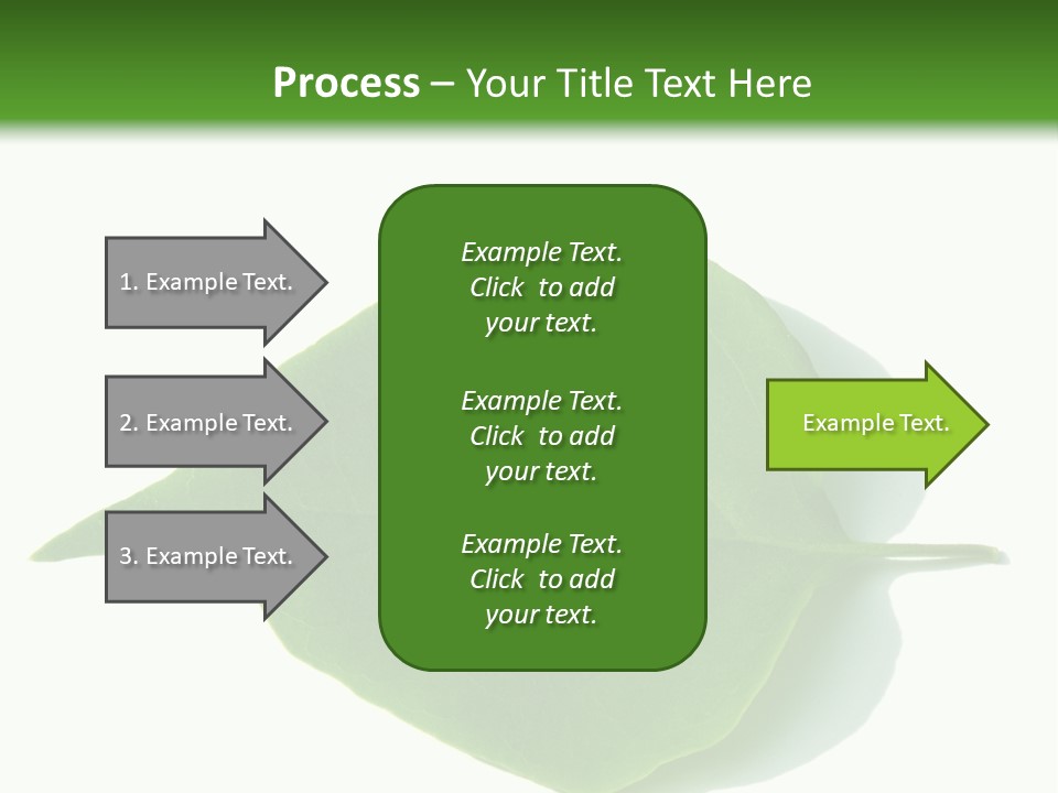 Feuilles Nature Feuille PowerPoint Template