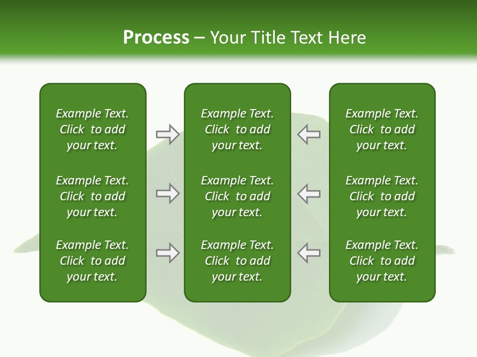 Feuilles Nature Feuille PowerPoint Template