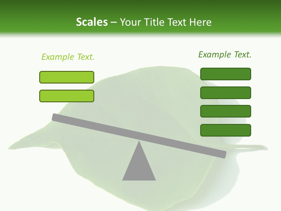 Feuilles Nature Feuille PowerPoint Template