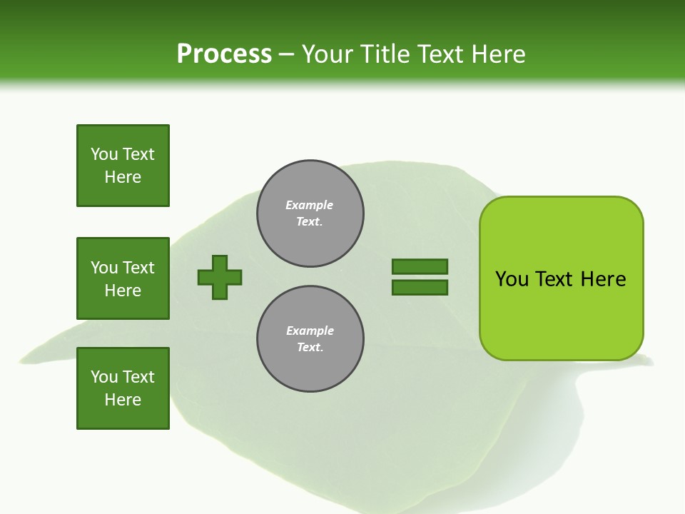 Feuilles Nature Feuille PowerPoint Template