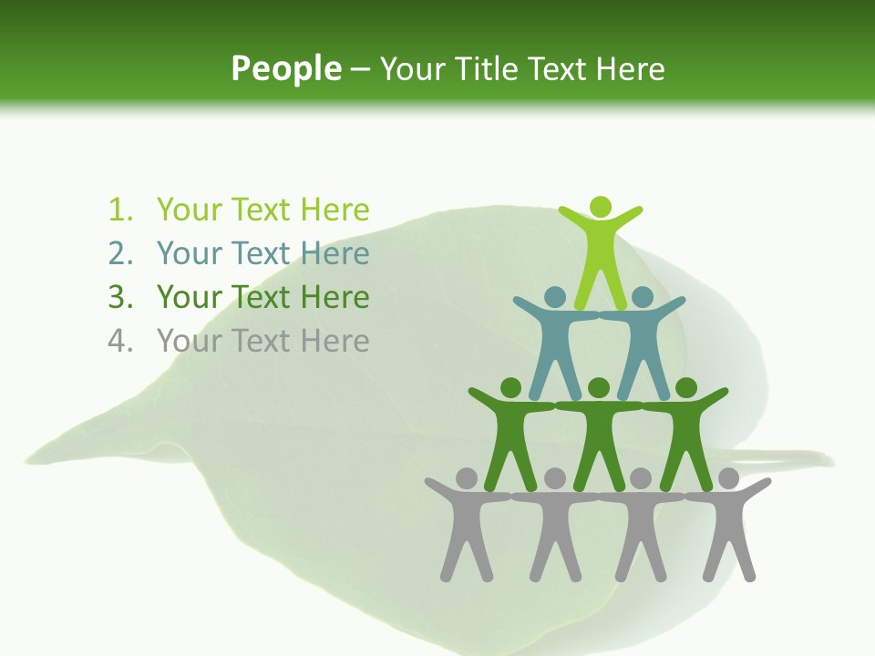 Feuilles Nature Feuille PowerPoint Template