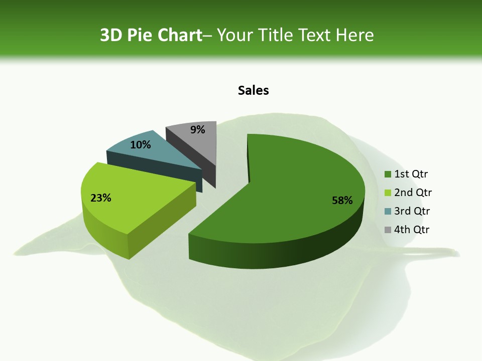 Feuilles Nature Feuille PowerPoint Template