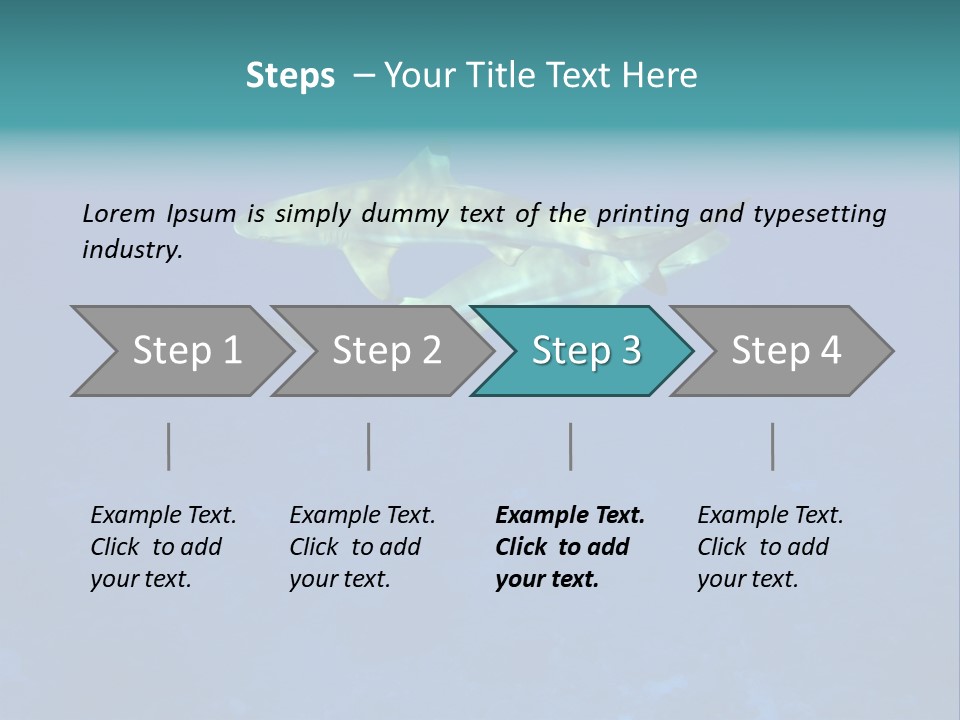 Pelagicos Azul Tiempo Libre PowerPoint Template
