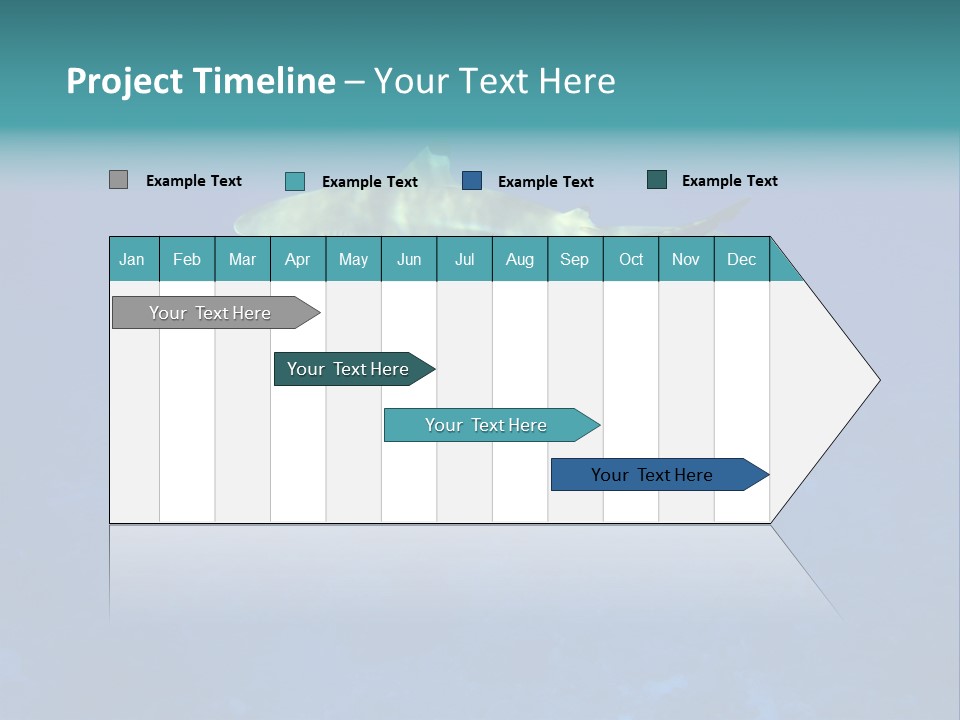 Pelagicos Azul Tiempo Libre PowerPoint Template