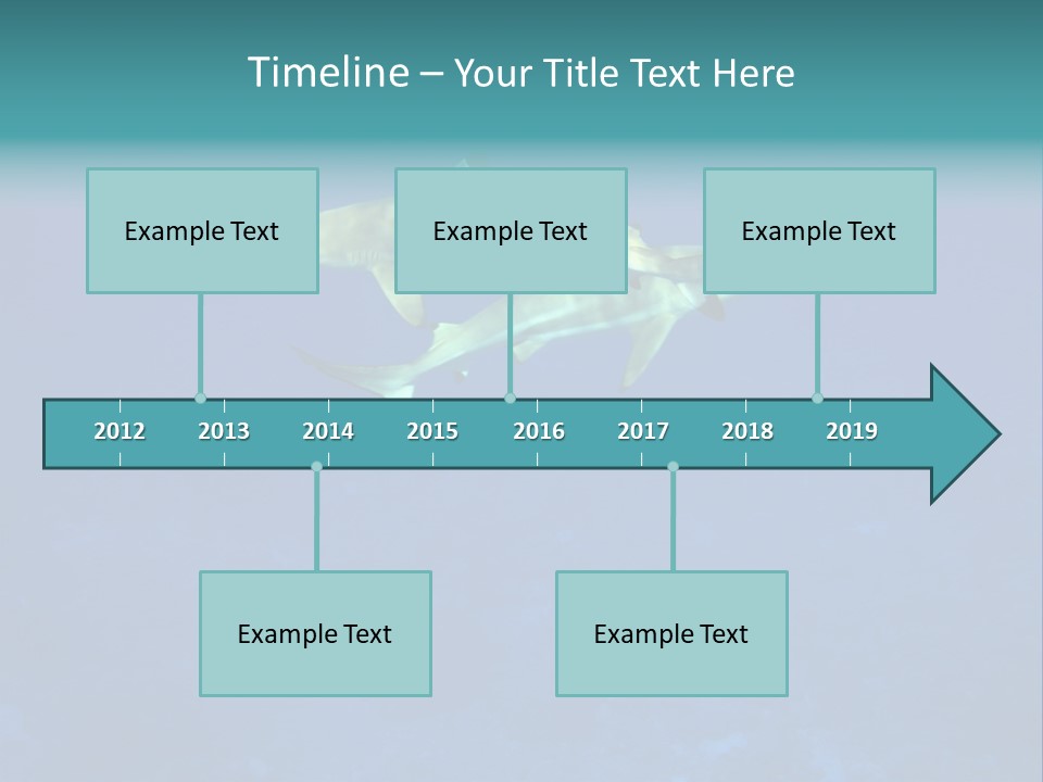 Pelagicos Azul Tiempo Libre PowerPoint Template