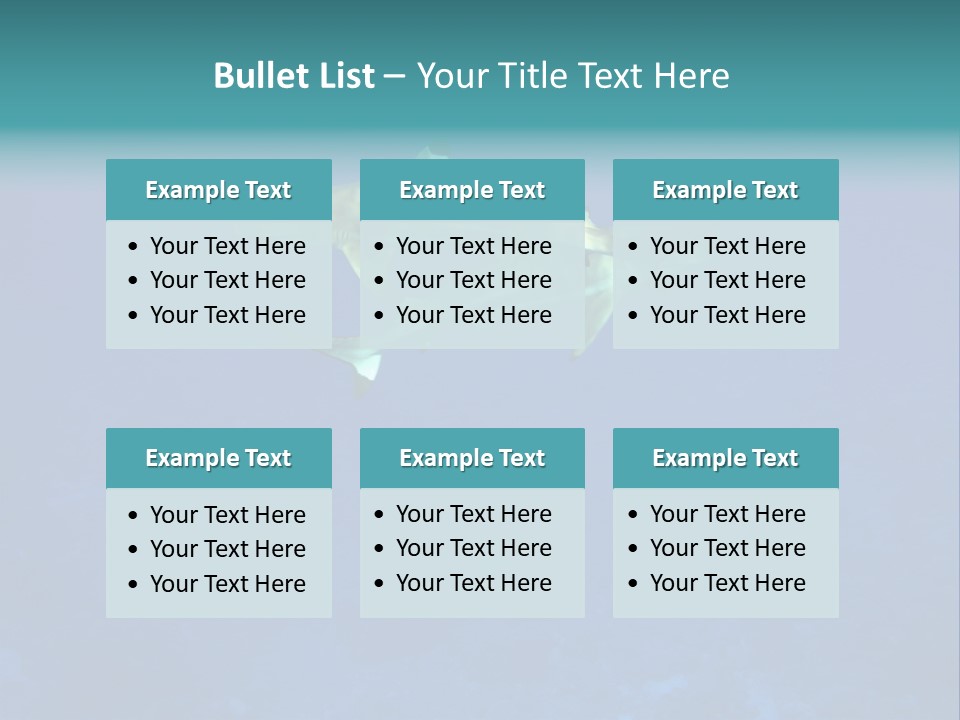 Pelagicos Azul Tiempo Libre PowerPoint Template