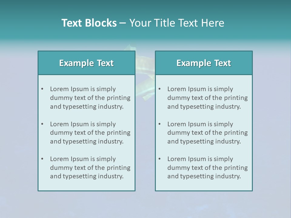 Pelagicos Azul Tiempo Libre PowerPoint Template
