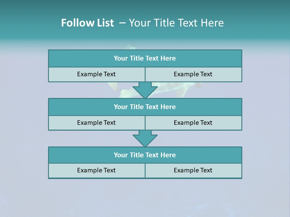 Pelagicos Azul Tiempo Libre PowerPoint Template