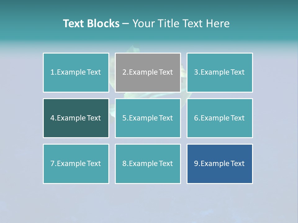 Pelagicos Azul Tiempo Libre PowerPoint Template
