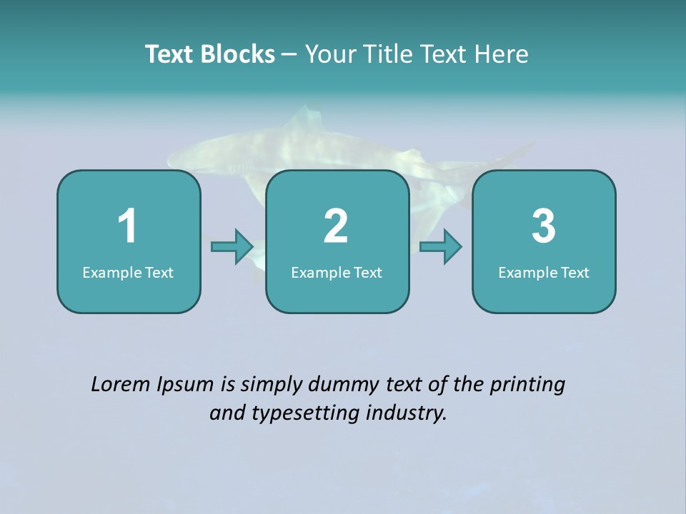 Pelagicos Azul Tiempo Libre PowerPoint Template