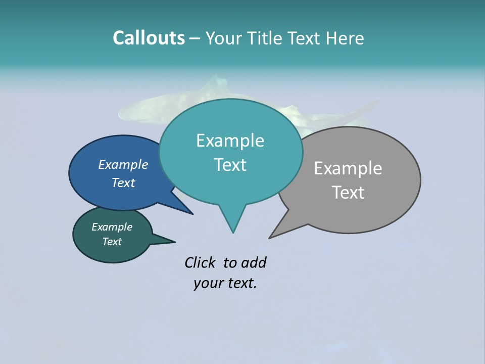 Pelagicos Azul Tiempo Libre PowerPoint Template