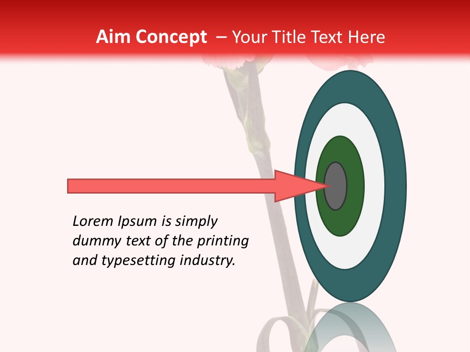 Carnations Flora Valentine S PowerPoint Template