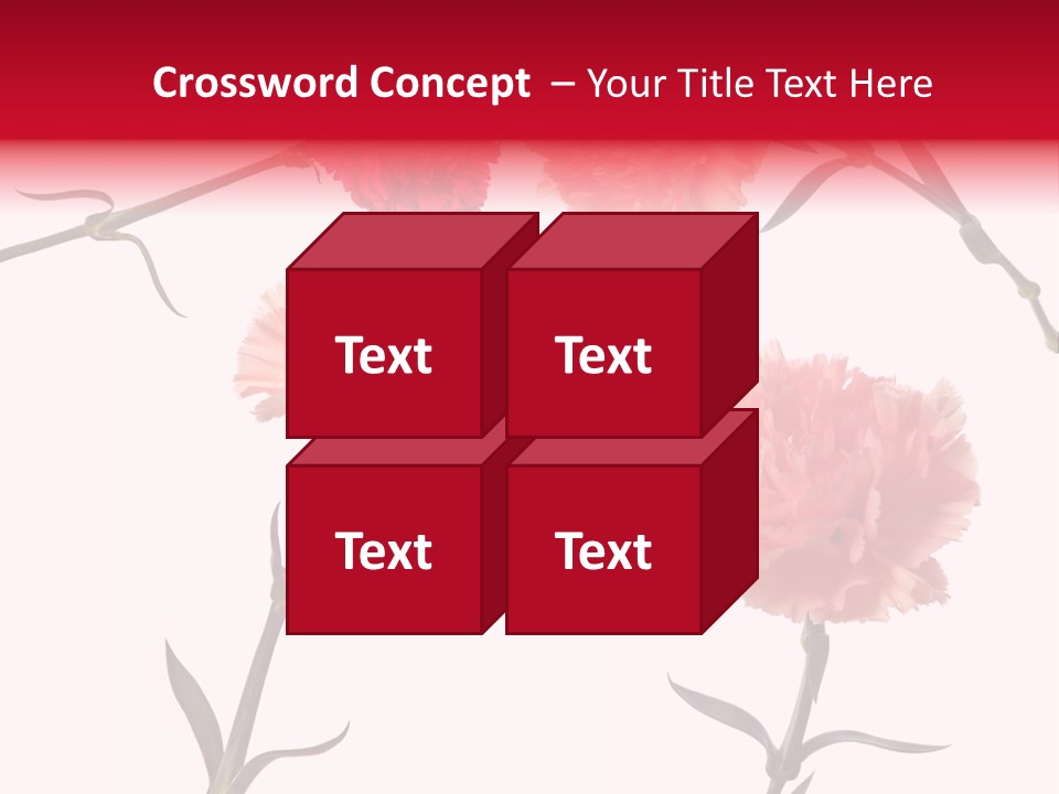 Set White Background Beauty PowerPoint Template