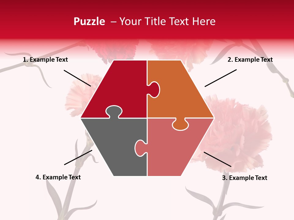 Set White Background Beauty PowerPoint Template