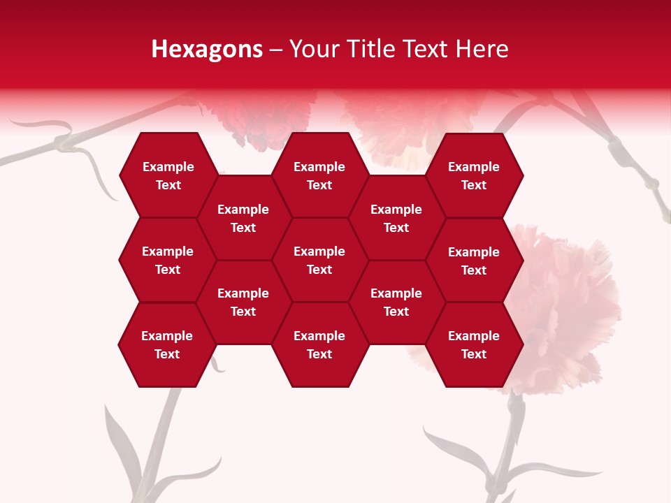 Set White Background Beauty PowerPoint Template