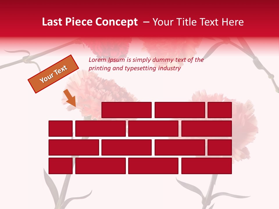 Set White Background Beauty PowerPoint Template