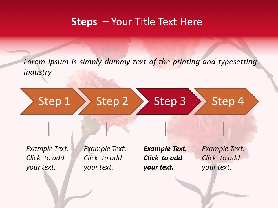Set White Background Beauty PowerPoint Template
