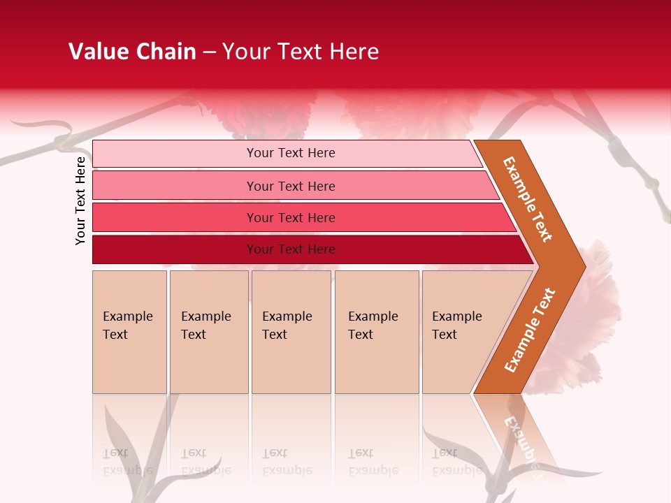 Set White Background Beauty PowerPoint Template