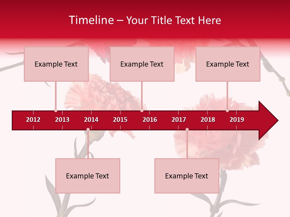 Set White Background Beauty PowerPoint Template