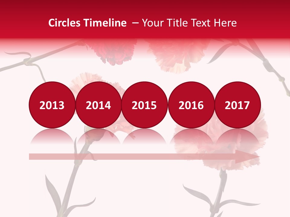 Set White Background Beauty PowerPoint Template