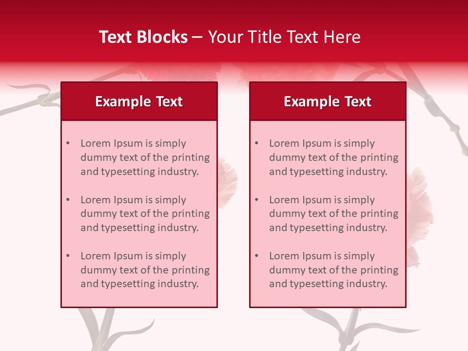 Set White Background Beauty PowerPoint Template