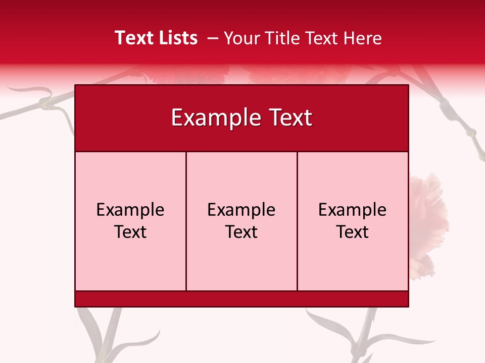 Set White Background Beauty PowerPoint Template