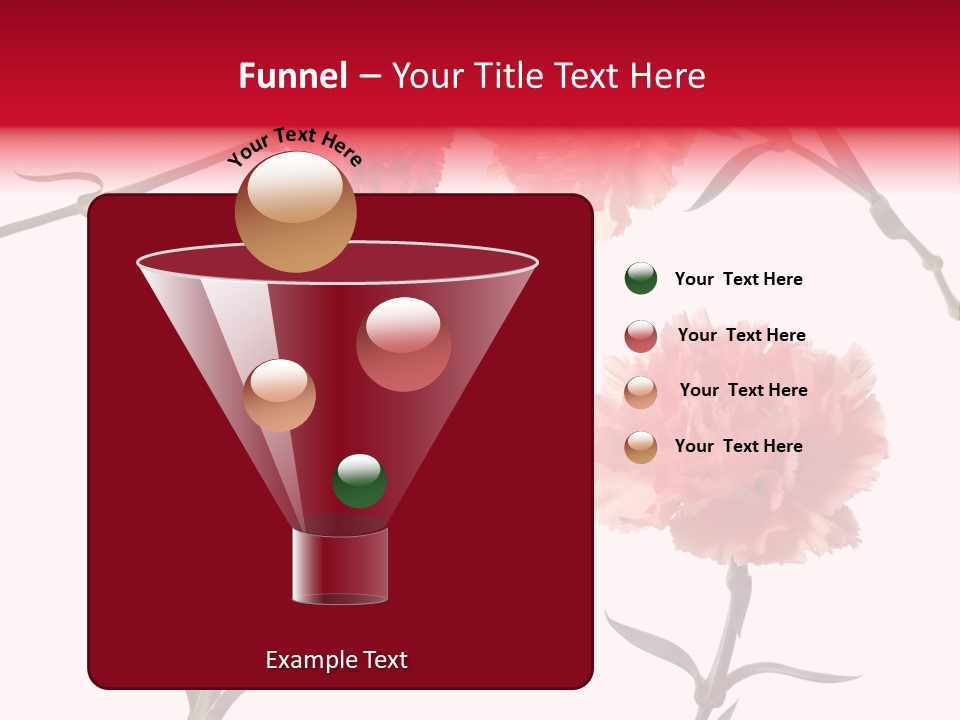 Set White Background Beauty PowerPoint Template