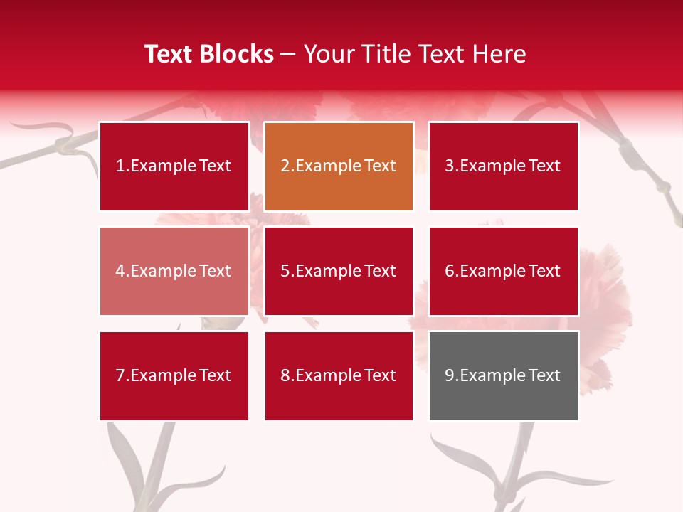 Set White Background Beauty PowerPoint Template