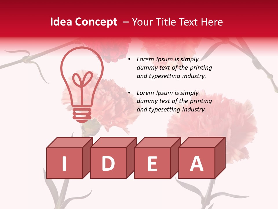 Set White Background Beauty PowerPoint Template